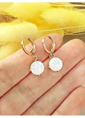 Позолоченные Серьги + Кулон. Позолота No Brand (364502977)