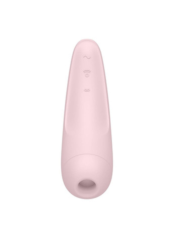 Вакуумний кліторальний стимулятор Curvy 2+ Pink з керуванням через інтернет Satisfyer (333332622)