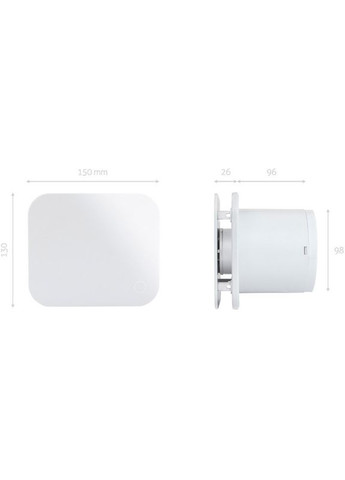 Витяжний вентилятор TREND 100 SWM Turbionaire (323100920)