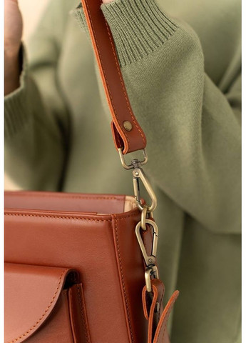 Жіноча шкіряна сумка Stella світло-коричнева The Wings (348359059)