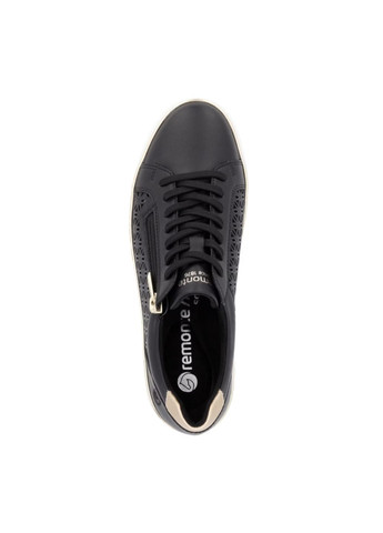 Черные кеды (р) кожа 0-1-1-d-2e-03-03 Remonte