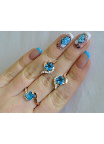 Серебряный набор с золотыми накладками Silver Style (367268262)