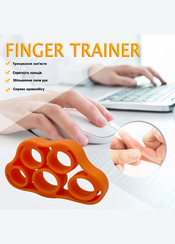 Набор силиконовых эспандеров для тренировки пальцев рук из 3 шт с нагрузкой 2,7, 3,6 и 5,0 кг No Brand (314933736)