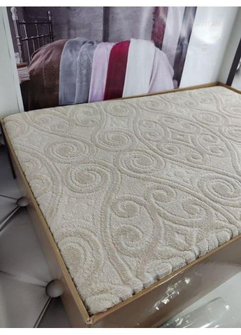 Велюрова простирадло 200х220 см м'яке простирадло для сну з махровою стороною для комфортного відпочинку Belizza (368989614)