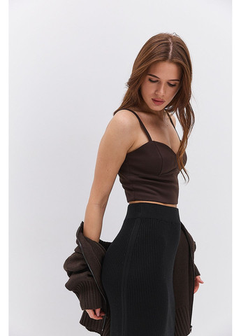 Короткий топ-бюст`є з блискавкою на спині Arjen (372040892)