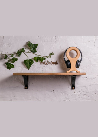 Полиця S із прямокутним краєм (горіх) Поличка з деревини горіха EcoWalnut (294909389)