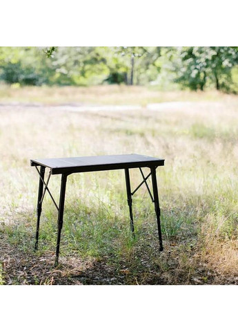 Стол кемпинговый Camp Table Alu 86x42x44-68 см Black (T-EC-0005-black) Tribe (350314371)