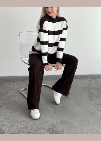 Чорно-білий светр No Brand