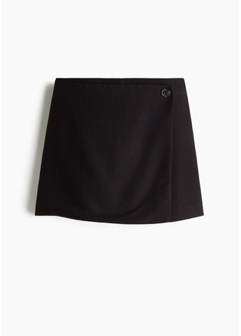 Жіночі шорти-спідниця Н&М (58423) XS Чорні H&M (338372406)