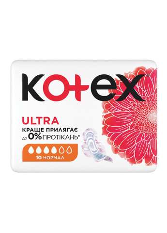 Гігієнічні прокладки (5029053542621) Kotex ultra normal 10 шт. (268142694)