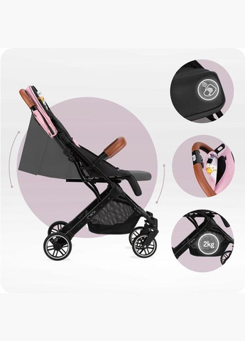 Прогулочная коляска Estelle розовая MoMi (338198690)