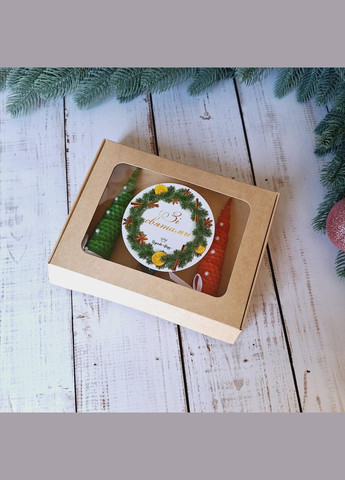 Набір для виготовлення свічок новорічних Ялинки 3 шт Царство Меду (324627773)