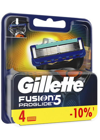Змінні картриджі для гоління Fusion ProGlide, 4 шт. Gillette (336330100)