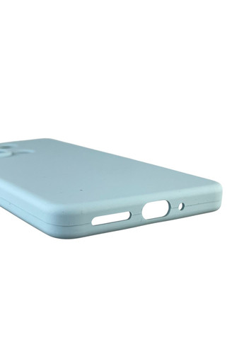 Чохол для Redmi Note 13 Pro 4G силіконовий з мікрофіброю нековзний на сяомі редмі нот 13 про 4г блакитний Xiaomi (366386406)