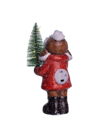 Новорічна фігурка з підсвіткою Дівчинка з ялинкою 8*7*20 см Yiwu (369960272)