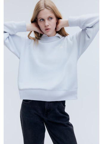 Голубой светшот женский H&M надпись (362134594)