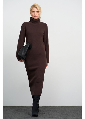 Темно-коричневое платье 2864 Triko Bakh