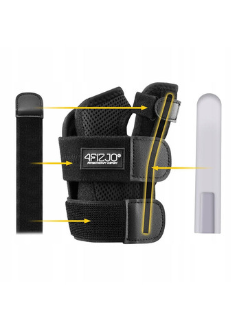 Фиксатор (бандаж) для запястья и большого пальца 1 шт универсальный (P-5907739317537) 4FIZJO (301474005)