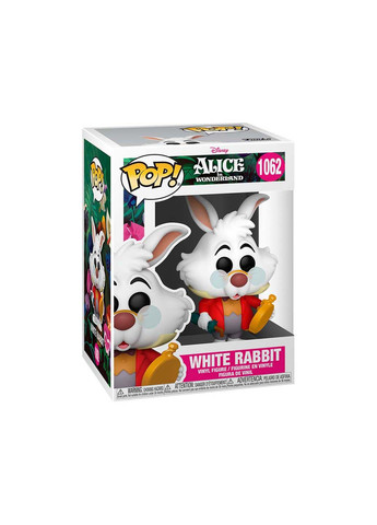 Ігрова міні фігурка Білий кролик 9,6 см Funko (278082723)