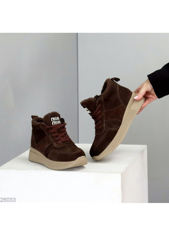 Зимние зимние замшевые ботинки Helen из натуральной замши