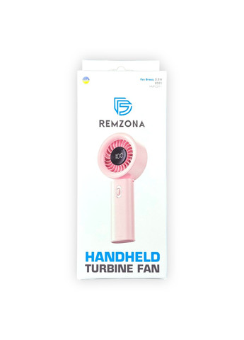 Портативний вентилятор Fan Breezy 3.5W HMF-02PK 2025 Remzona (342113945)