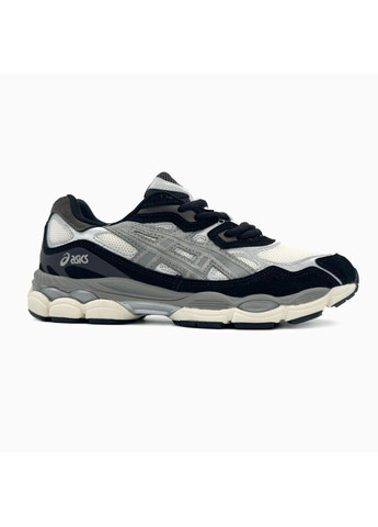 КРОССОВКИ ЖЕНСКИЕ ASICS GEL-NYC BEIGE BLACK BROWN АСИКС ГЕЛЬ НЮК No Brand чёрные демисезоны (367175965)