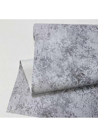 Шпалери вінілові 10 × 1.06 м 3750-08, сірі, графітові для спальні, вітальні, коридору, кімнати Слов'янські шпалери (340275441)