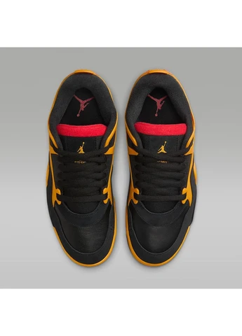 Цветные демисезонные кроссовки 4 rm orange/black fq7939-007 Air Jordan