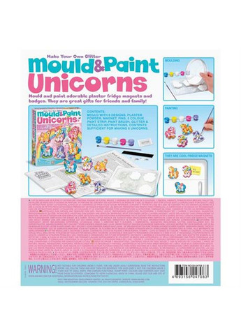 Набір для створення магнітів із гіпсу Єдиноріг 4M (314961779)