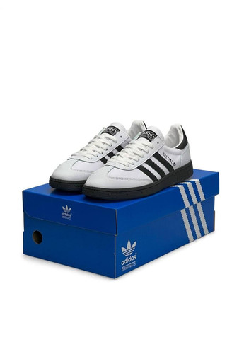 КРОССОВКИ ЖЕНСКИЕ ADIDAS SPEZIAL WHITE LEATHER BLACK АДИДАС СПЕЦИАЛ No Brand чёрные демисезоны (368862235)