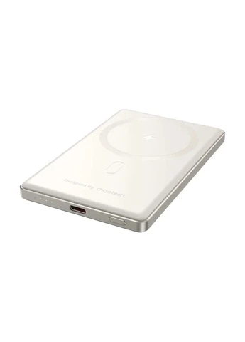 Повербанк 5000mAh B738 White QC3.0 PD3.0 бездротова магнітна зарядка (43-00160) CHOETECH (389076715)