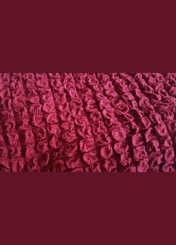 Чехол на угловой диван с выступом (оттоманкой) CONCORDIA (ЖАТКА-КРЕШ) Бордовый Правая Venera (268547666)