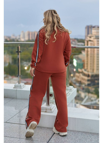 Жіночий теплий костюм на флісі чорного кольору New Trend (360502796)