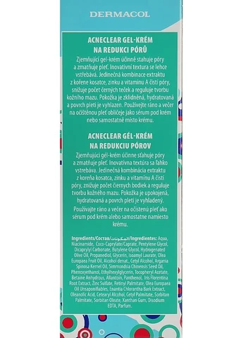 Dermacol Звужуючий пори гель-крем AcneClear Pore Minimizer 50ml (2-991319) — Крем, (380122696)