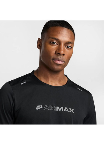 Чорна футболка чоловіча dri-fit t-shirt black Nike