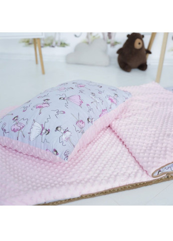 Детский спальный мешок для детей малышей на молнии с подушкой чехлом для хранения (479348-Prob) Балерины размер L Unbranded (317311960)