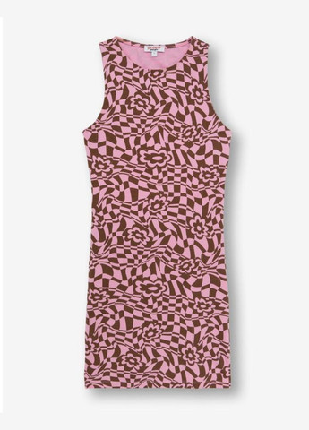 Розовое платье Jennyfer с абстрактным узором