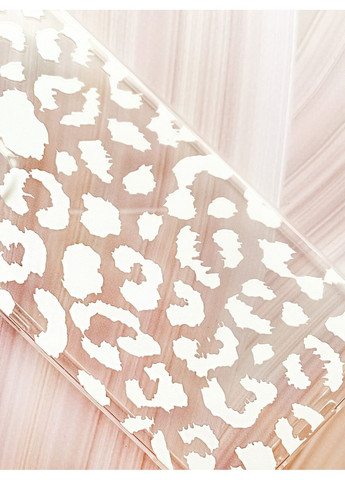 Прозорий чохол на Motorola Moto G72:: Леопардовий принт Білий (принт 375) CASE CONTROL (360680762)