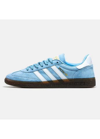 Білі Осінні кросівки чоловічі adidas spezial handball blue white адідас спеціал No Brand