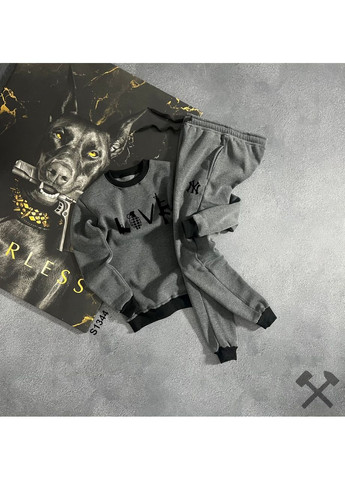 Мужские принтованные комплекты свитшот, зимние брюки. No Brand (361879437)