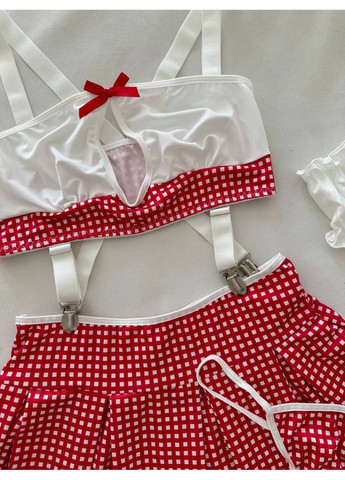 Червоний демісезонний жіночий рольовий костюм | червона пристрасть Vital-Textile 109/111