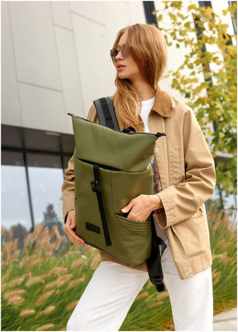 Рюкзак ролл унисекс RollTop KQN хаки Sambag (302518938)