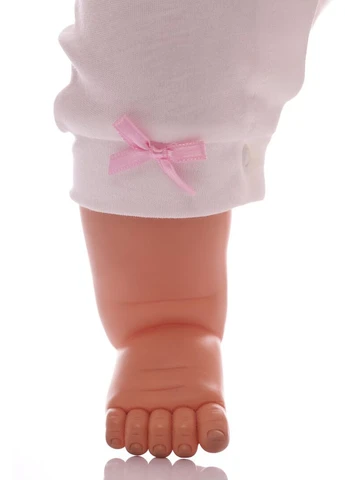 Песочник с шапкой для девочки Сердце трикотажный молочный 62 см (53870) BABYKROHA (386824622)