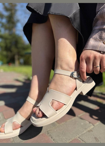 Жіночі босоніжки з натуральної шкіри (2048) No Brand (332041713)