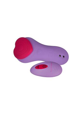 Вибратор в трусики HeartGem violet, на магните, пульт ДУ - CherryLove FairyGasm (332209570)