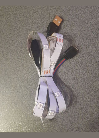 Лента светодиодная разноцветная USB DC5V для декора 1м 3Key1M No Brand (314465611)