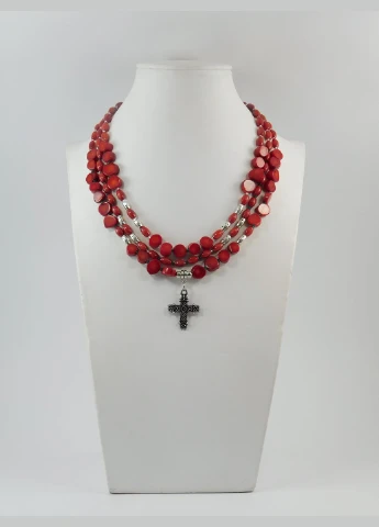 Намисто "Маковея " Корал Fursa fashion (322313975)