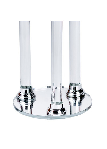 Подсвечник на 3 свечи стеклянный 36.5/47.0/56.5 см TS Kitchen (326066604)