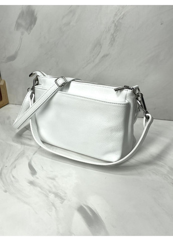 Сумка шкіряна жіноча Італія – 3 відділення, короткий і довгий ремінець, кросбоді Virginia Conti Кросбоді (368706777)