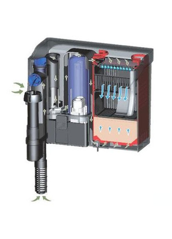 Фільтр навісний HBL-701, 600л/год для акваріумів до 120 літрів Sunsun (336434469)